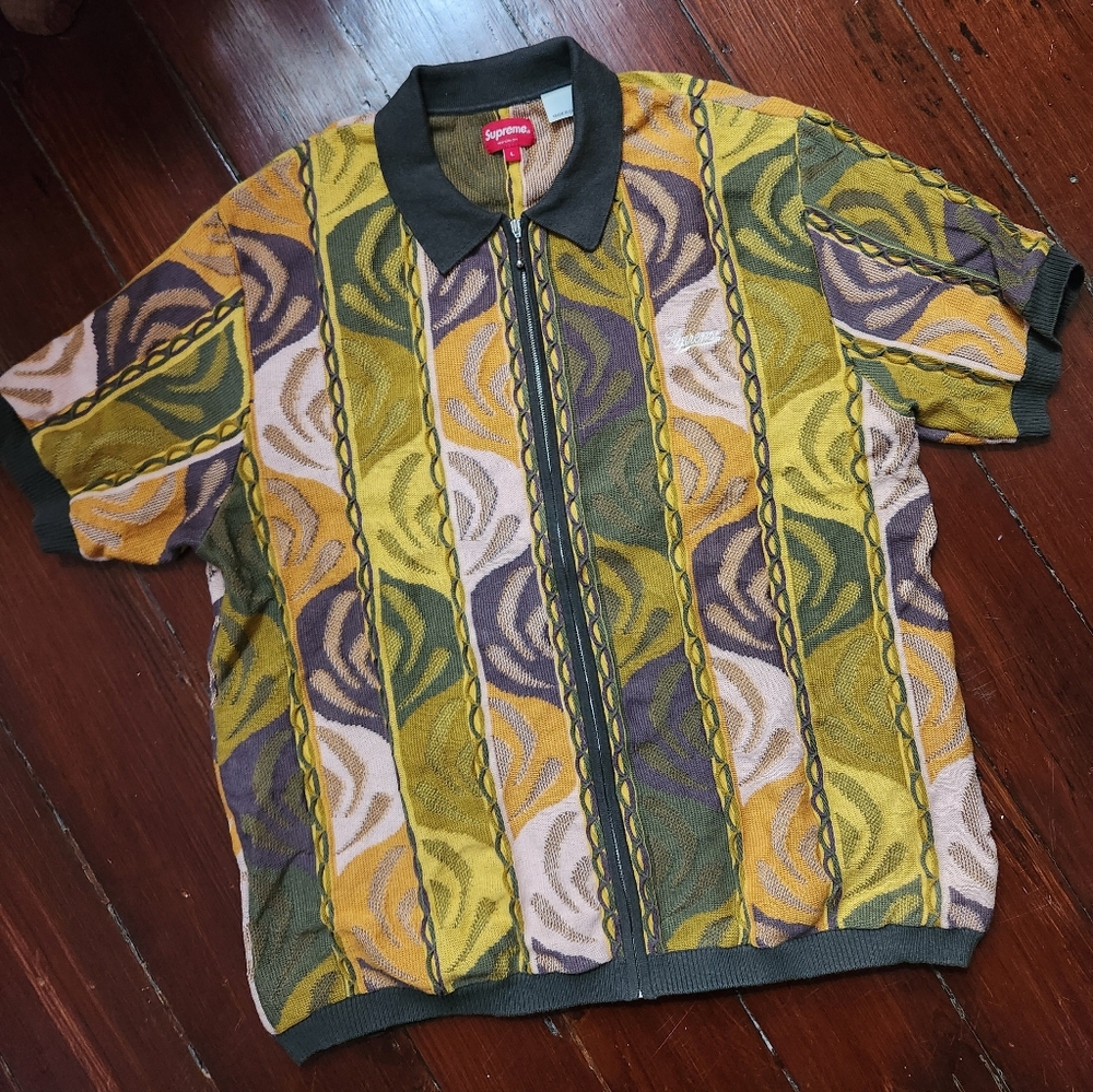zipup polo tshirt